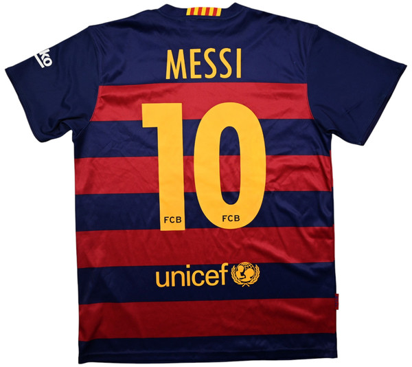 2015-16 BARCELONA *MESSI* SHIRT M