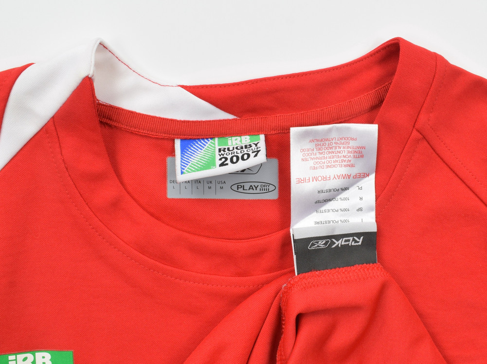 WALES RUGBY REEBOK LONGSLEEVE KOSZULKA L
