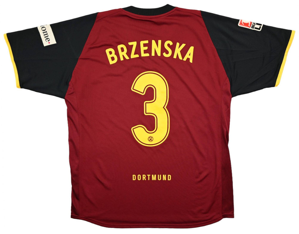 2007-08 BORUSSIA DORTMUND *BRZENSKA* PLAYER ISSUE SHIRT XL