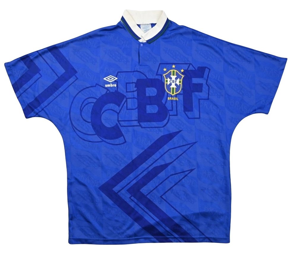 1991-93 BRAZIL SHIRT L