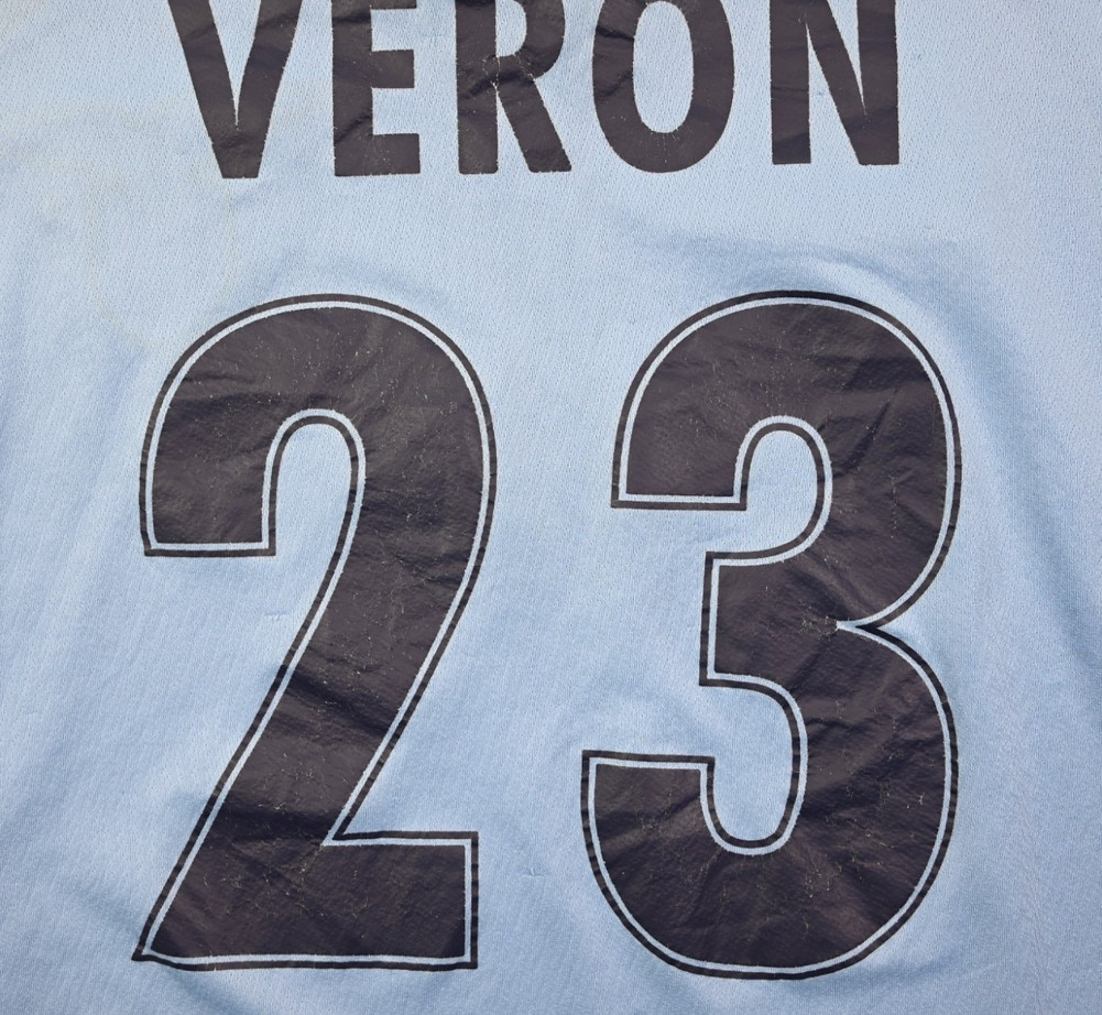 2000-01 LAZIO *VERON* SHIRT L