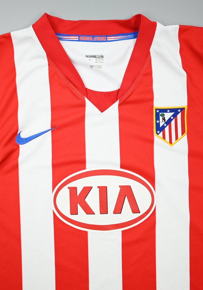 2008-09 ATLETICO MADRID SHIRT XL. BOYS