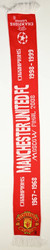 MANCHESTER UNITED CHAMPIONS MOSCOW FINAL 2008 SCARF