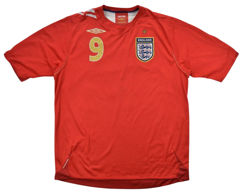 2006-08 ENGLAND *ROONEY* SHIRT M