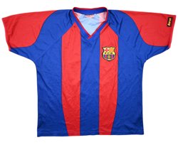 2002-03 FC BARCELONA *MENDIETA* SHIRT L