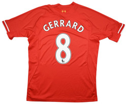 2015-16 LIVERPOOL *GERRARD* SHIRT XL