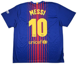 2017-18 FC BARCELONA *MESSI* SHIRT 2XL