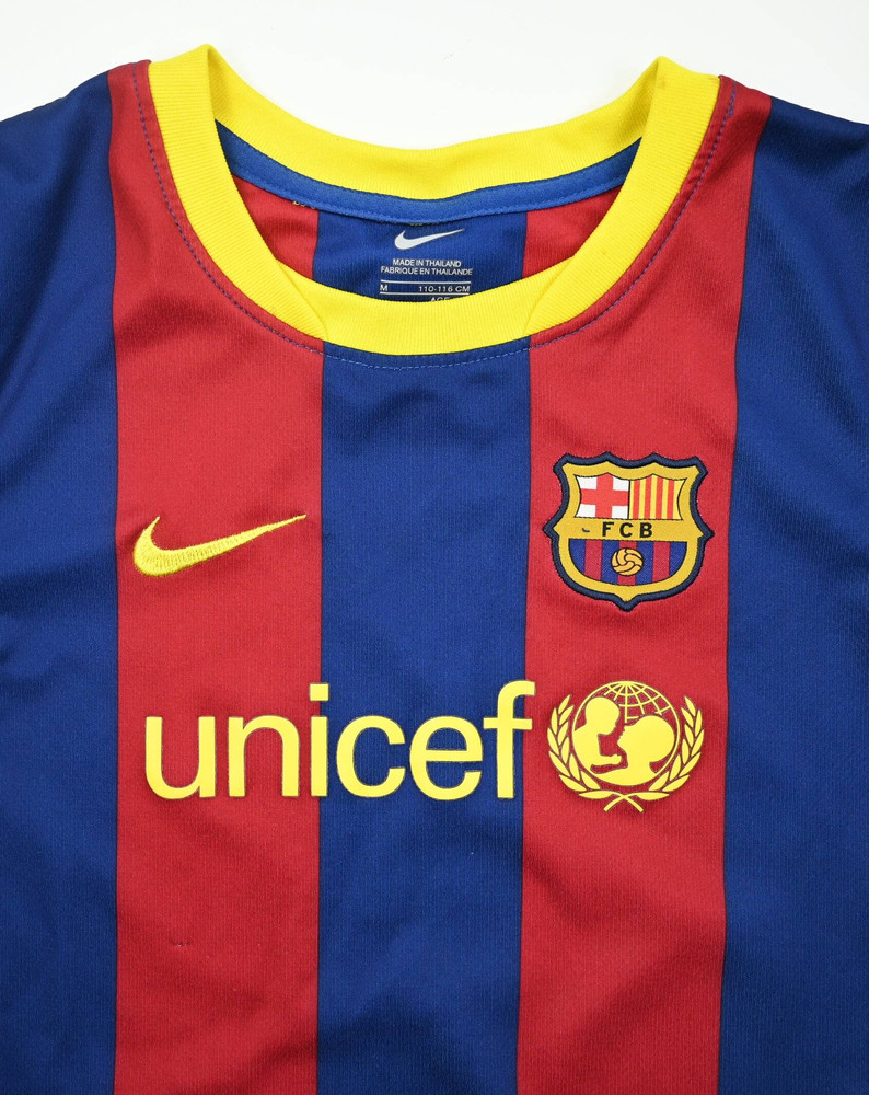 2010-11 FC BARCELONA SHIRT M. BOYS 110 CM