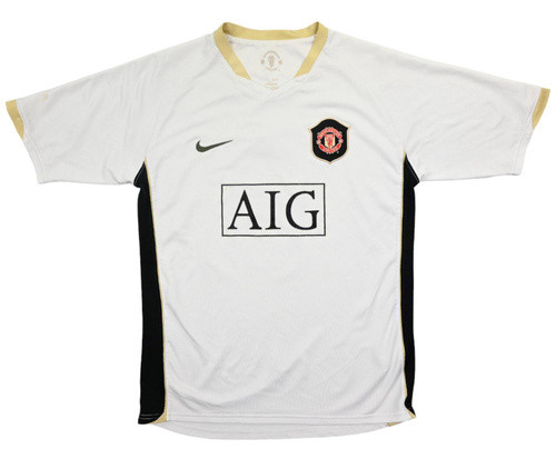 2006-08 MANCHESTER UNITED *SAHA* KOSZULKA S/XL.BOYS