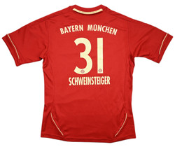 2011-13 BAYERN MUNCHEN *SCHWEINSTEIGER* SHIRT S