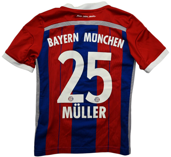 2014-15 BAYERN MUNCHEN *MULLER* SHIRT XS. BOYS