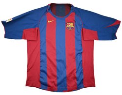 2004-05 FC BARCELONA SHIRT M