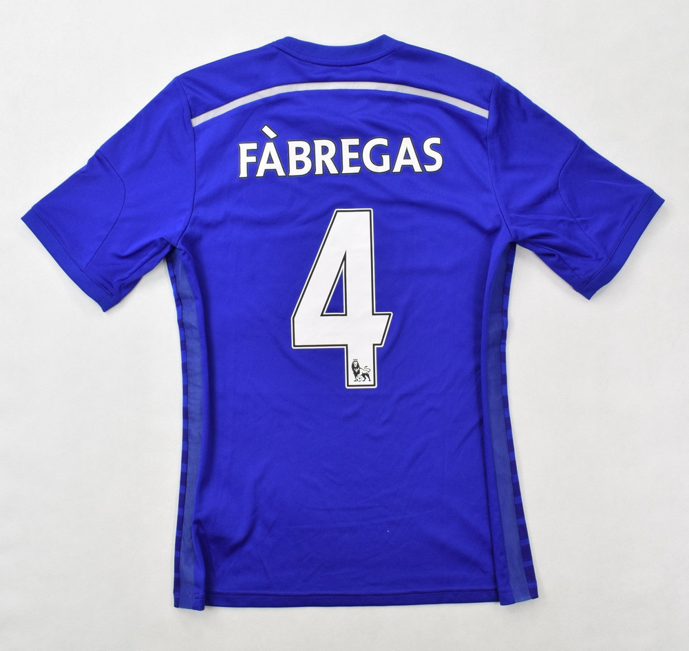 2014-15 CHELSEA LONDON *FABREGAS* SHIRT S