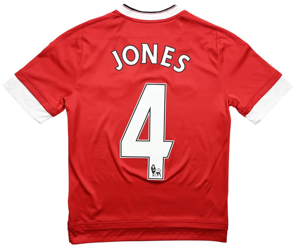 2015-16 MANCHESTER UNITED *JONES* KOSZULKA L. BOYS
