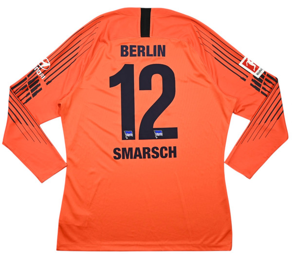 2018-19 HERTHA BERLIN *SMARSCH* GOALKEEPER MATCH PREPARED SHIRT XL