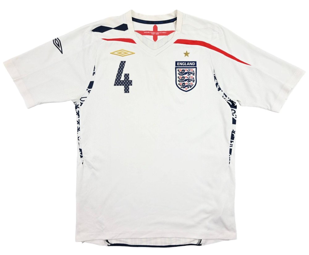 2007-09 ENGLAND *GERRARD* SHIRT M