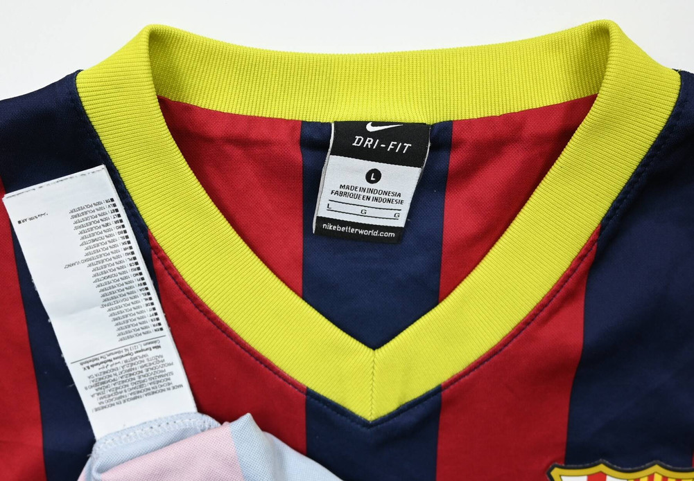 2013-14 FC BARCELONA BASIC SHIRT L