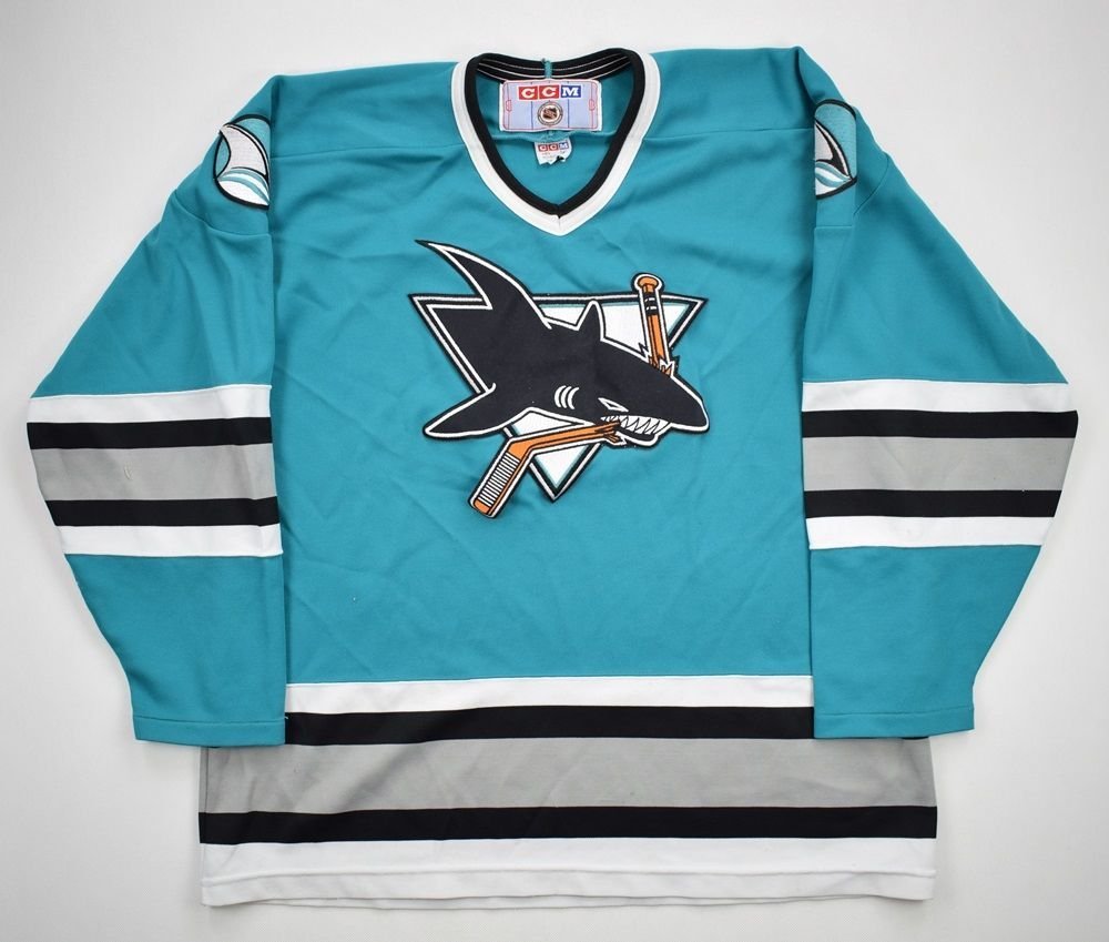 SAN JOSE SHARKS NHL CCM SHIRT XXL