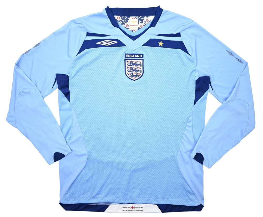 2008-10 ENGLAND LONGSLEEVE SHIRT L