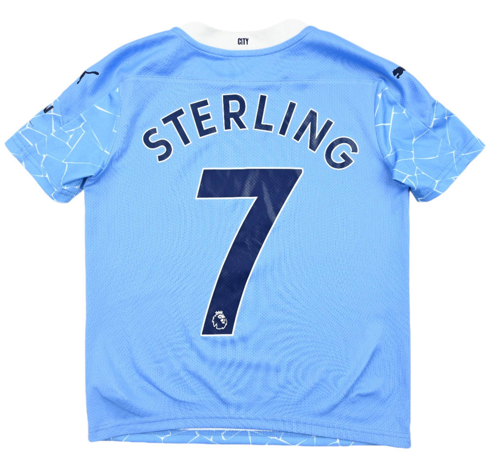 2020-21 MANCHESTER CITY *STERLING* SHIRT M. BOYS