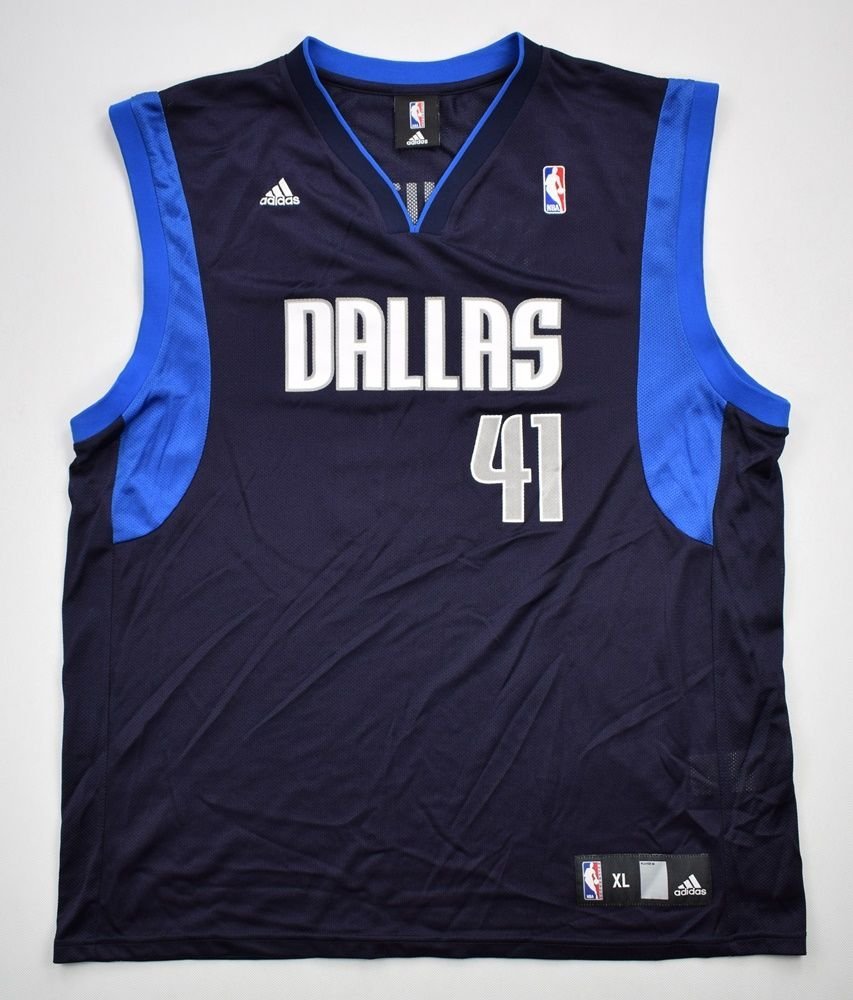 DALLAS MAVERICKS *NOWITZKI* NBA ADIDA SHIRT XL