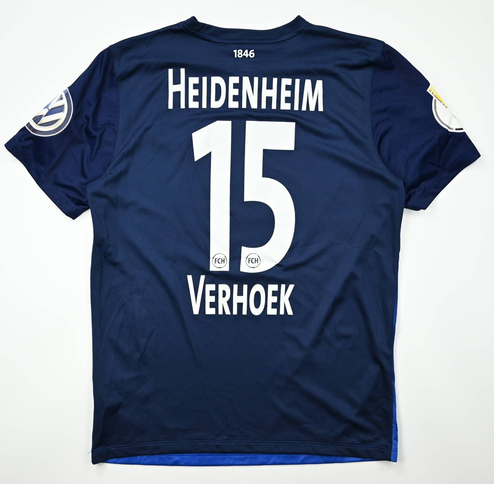 2016-17 1.FC HEIDENHEIM *VERHOEK* MATCH ISSUE KOSZULKA L