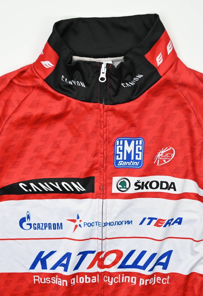 SANTINI KATUSHA KOSZULKA KOLARSKA LONGSLEEVE 3XL