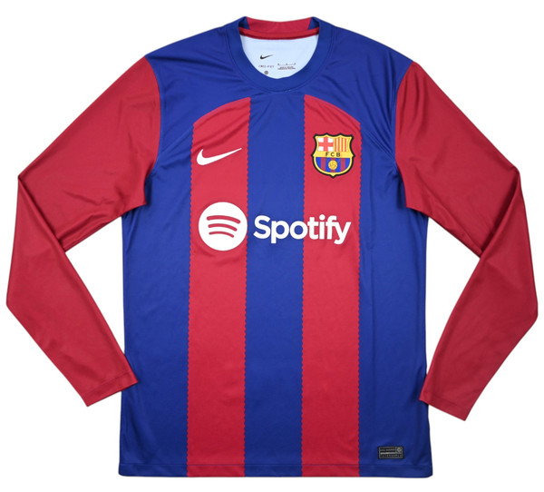 2023-24 BARCELONA LONGSLEEVE SHIRT M 