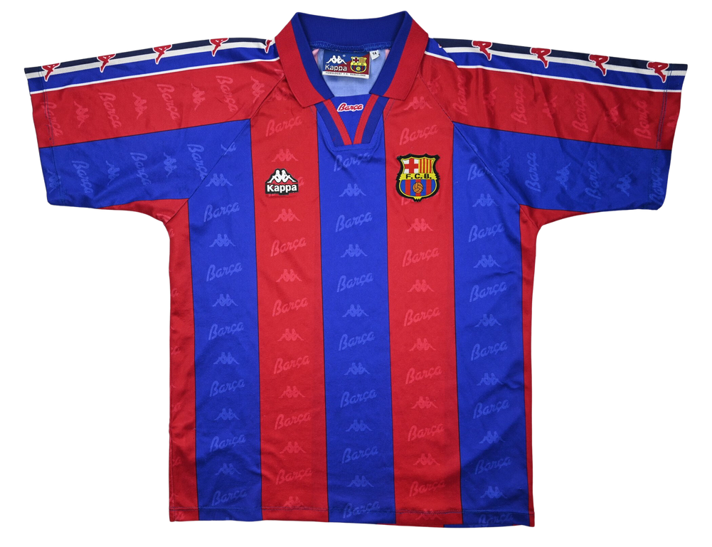 1995-97 FC BARCELONA KOSZULKA XL. BOYS