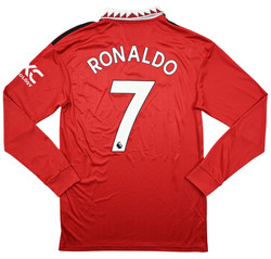 2022-23 MANCHESTER UNITED *RONALDO* LONGSLEEVE KOSZULKA M