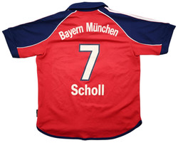 1999-01 BAYERN MUNCHEN *SCHOLL* SHIRT L. BOYS
