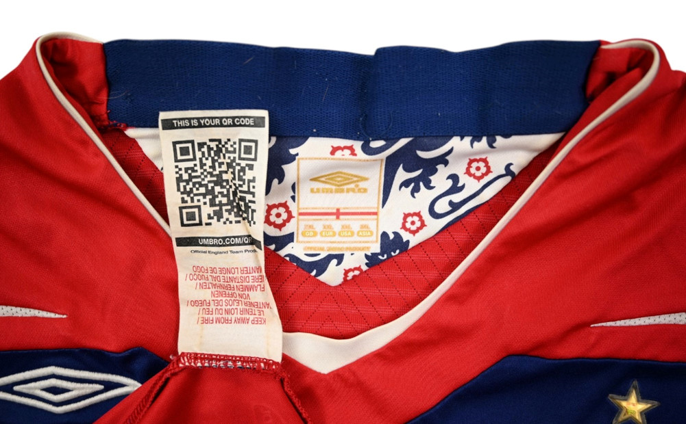 2008-10 ENGLAND KOSZULKA 2XL