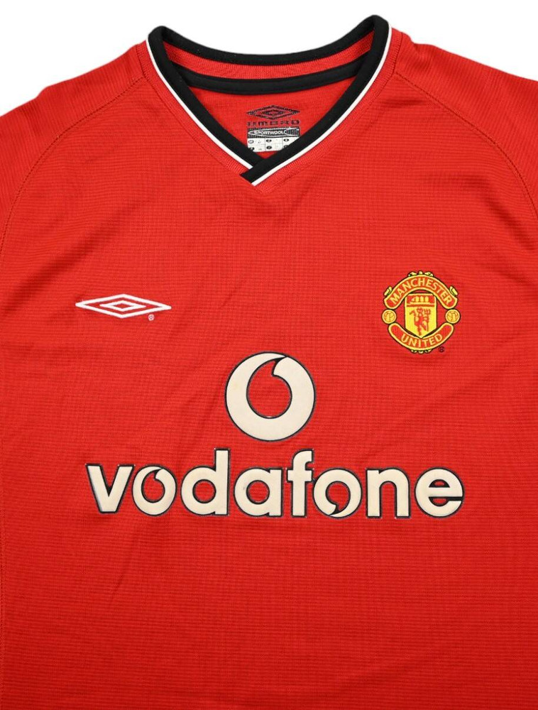 2000-02 MANCHESTER UNITED *BECKHAM* KOSZULKA L