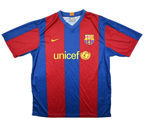 2007-08 FC BARCELONA BASIC KOSZULKA XL