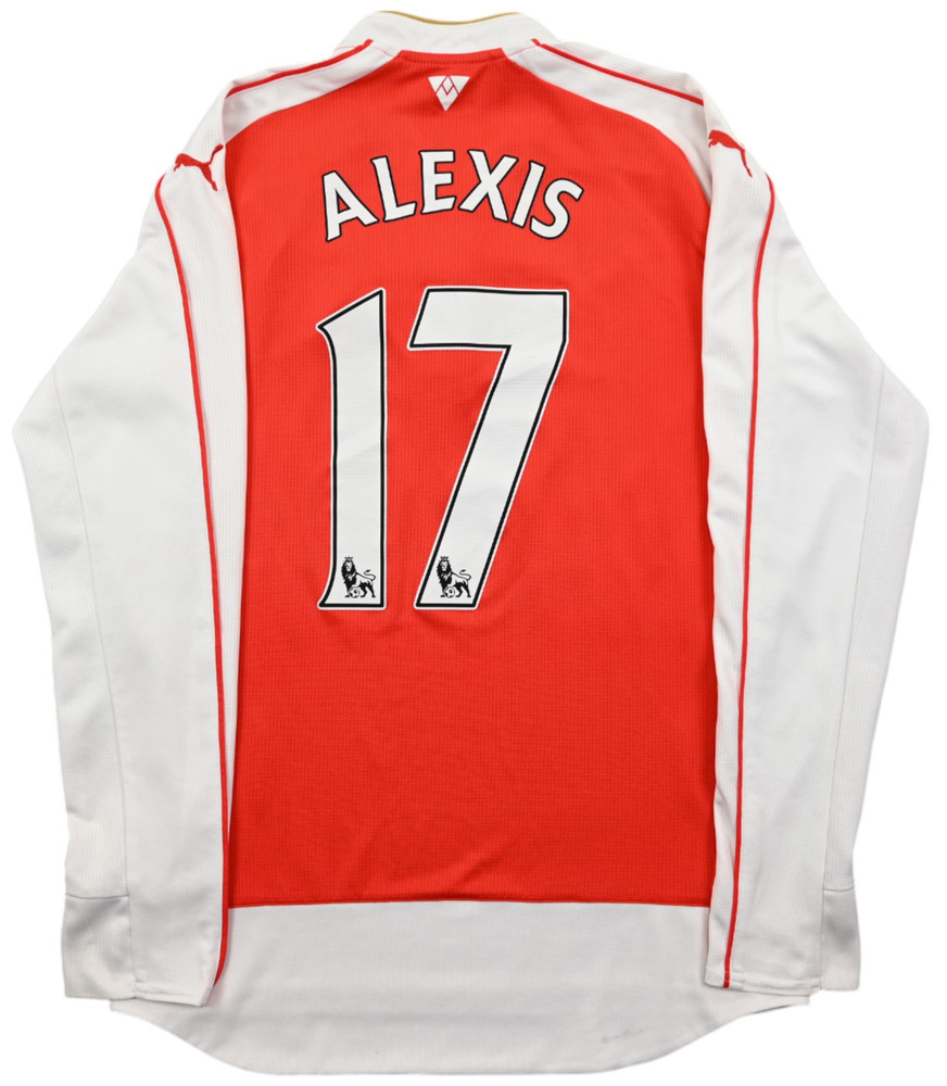 2015-16 ARSENAL LONDON *ALEXIS* LONGSLEEVE S