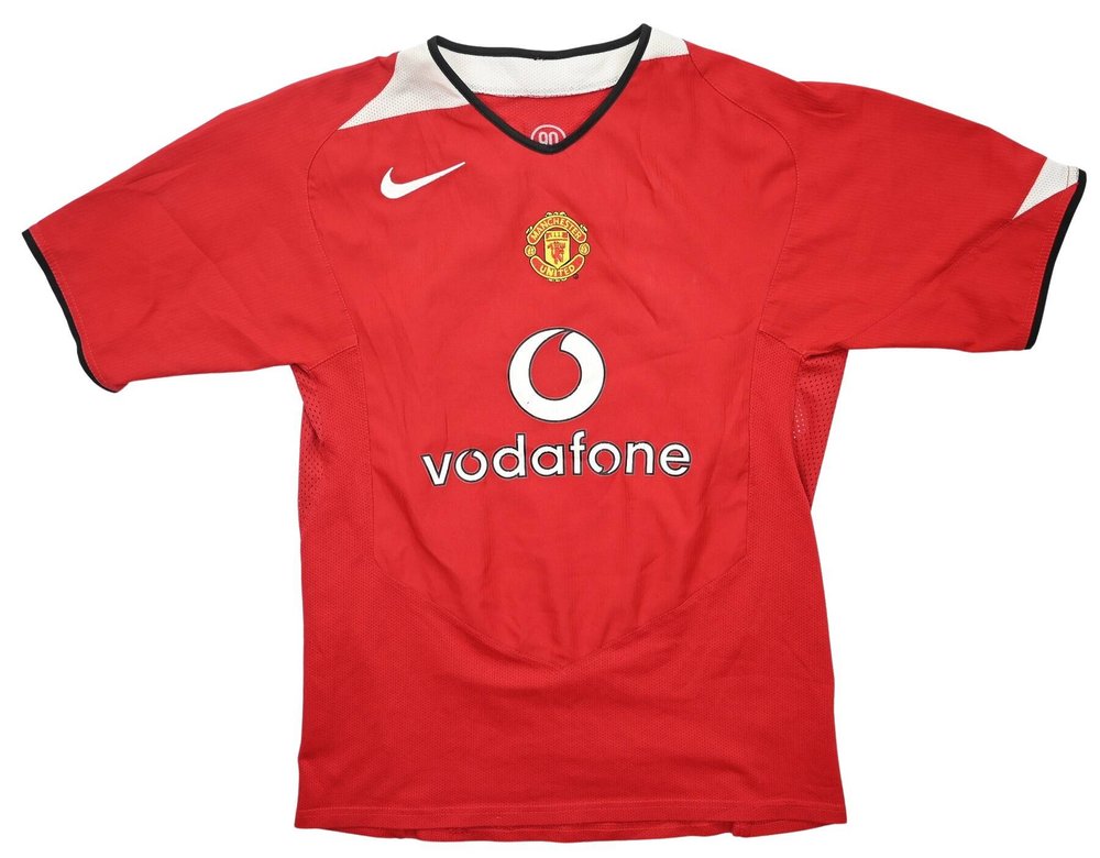 2004-06 MANCHESTER UNITED *SAHA* SHIRT L .BOYS