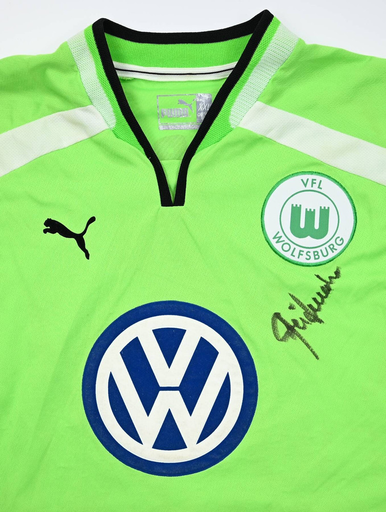 2000-02 VFL WOLFSBURG *AKPOBORIE* SHIRT XXL