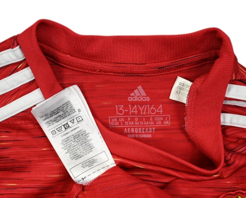 2020-21 MANCHESTER UNITED *CAVANI* SHIRT L. BOYS