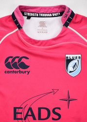 CARDIF BLUES RUGBY CANTERBURY SHIRT M