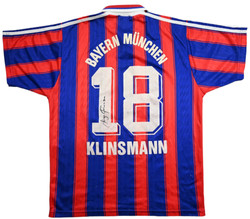 1995-97 BAYERN MUNCHEN *KLINSMANN* SHIRT M