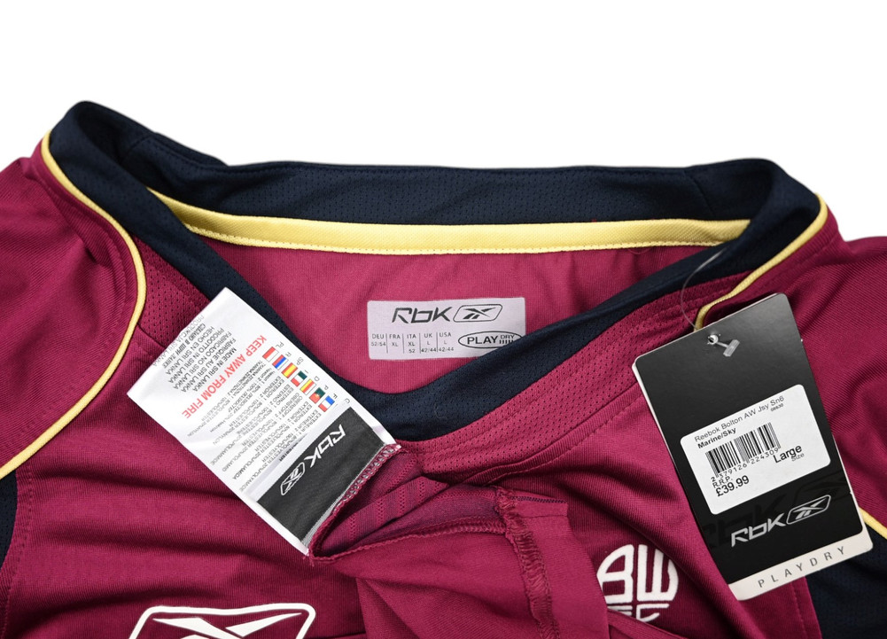 2006-08 BOLTON WANDERERS SHIRT L