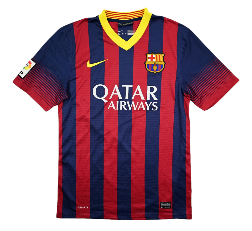 2013-14 FC BARCELONA *MESSI* SHIRT S