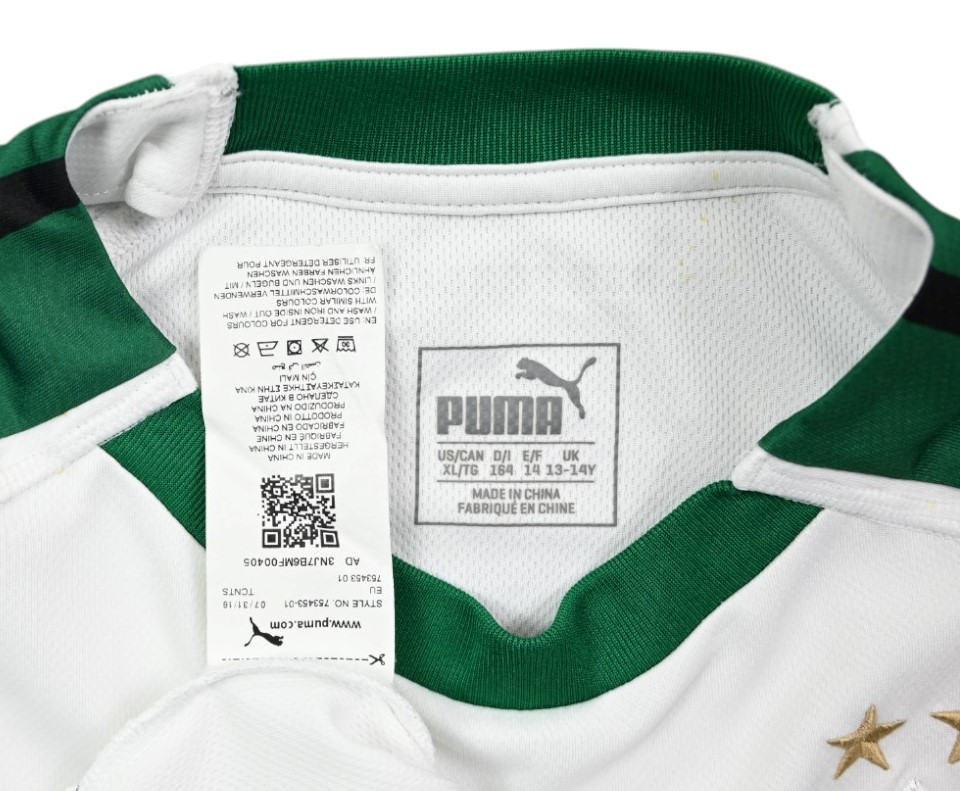 2018-19 BORUSSIA MONCHENGLADBACH SHIRT XL. BOYS