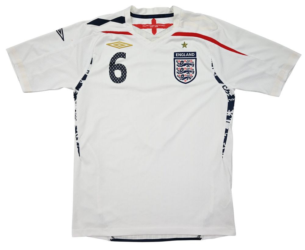 2007-09 ENGLAND *TERRY* SHIRT S