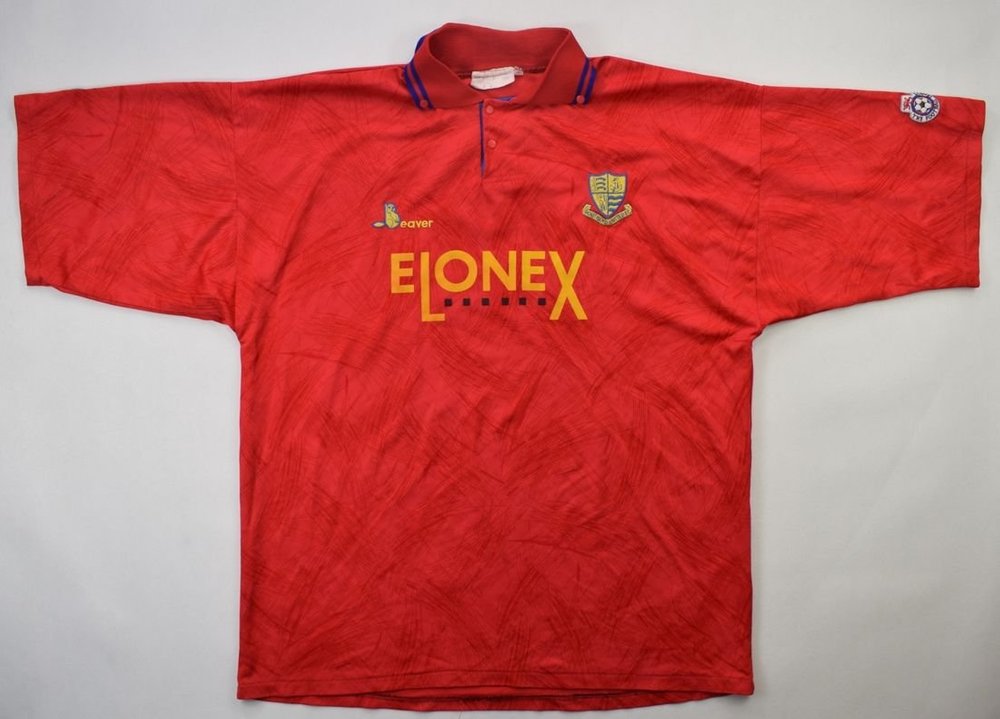 1992-94 SOUTHEND UNITED MATCH ISSUE SHIRT XL