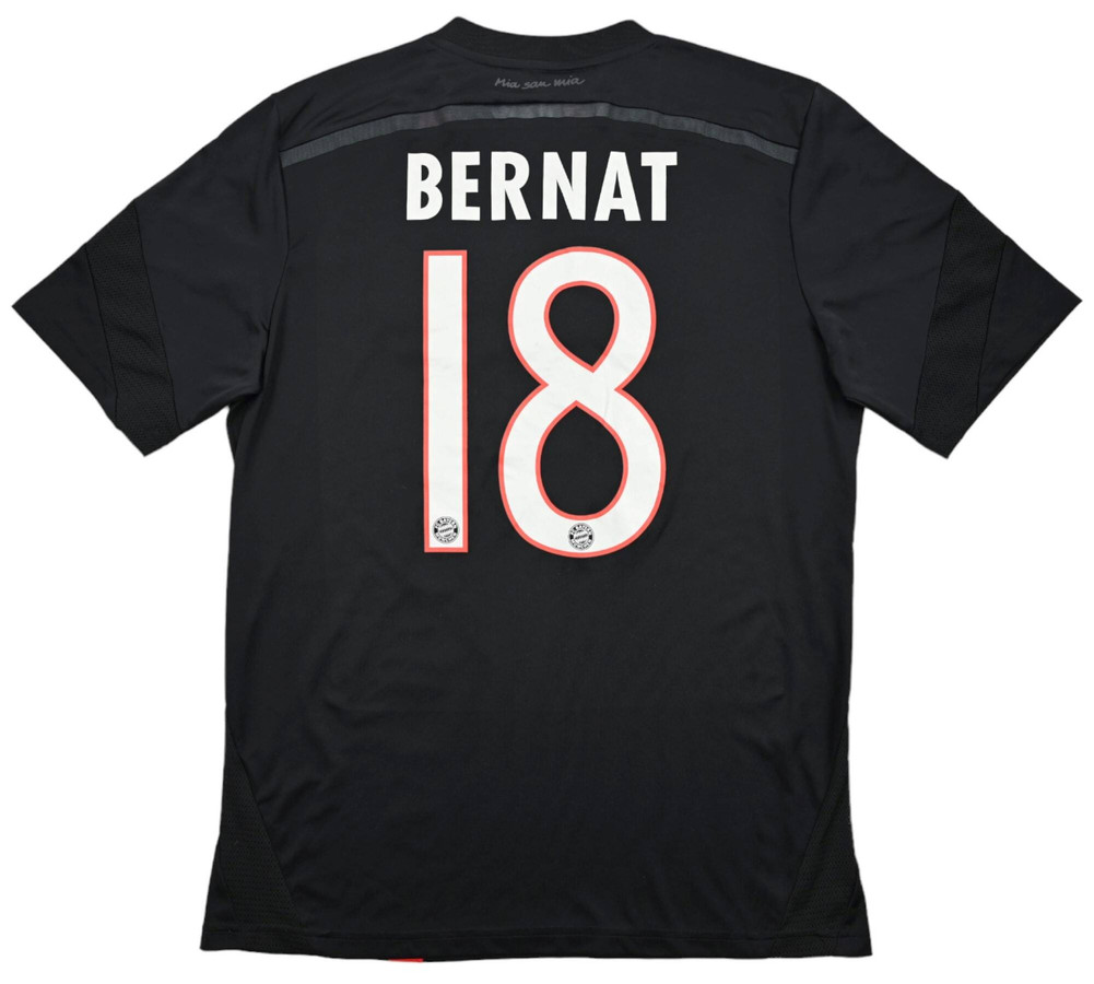 2014-15 BAYERN MUNCHEN *BERNAT* SHIRT XL. BOYS