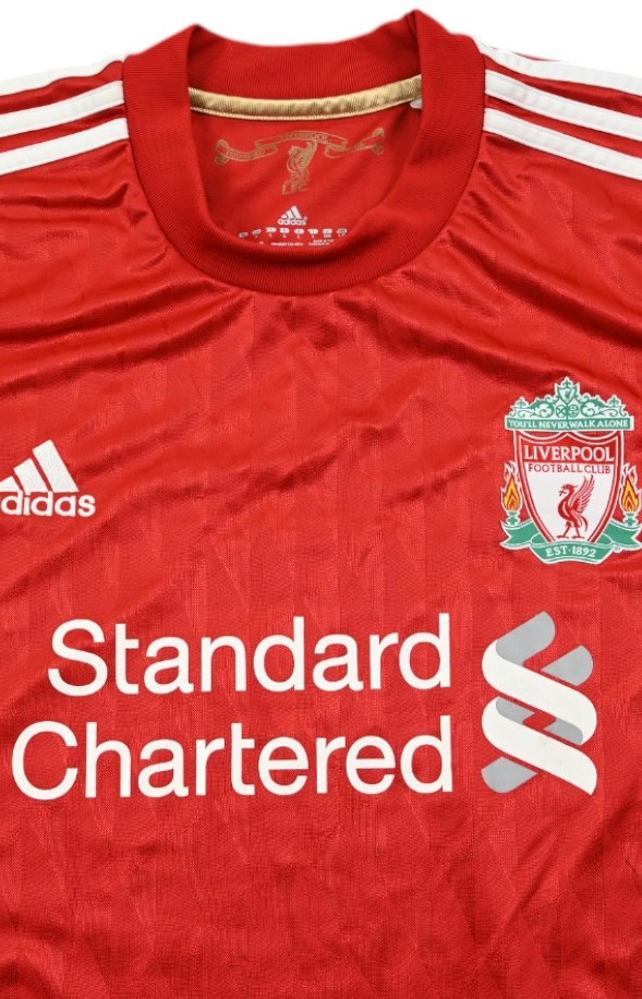 2010-12 LIVERPOOL *GERRARD* SHIRT L