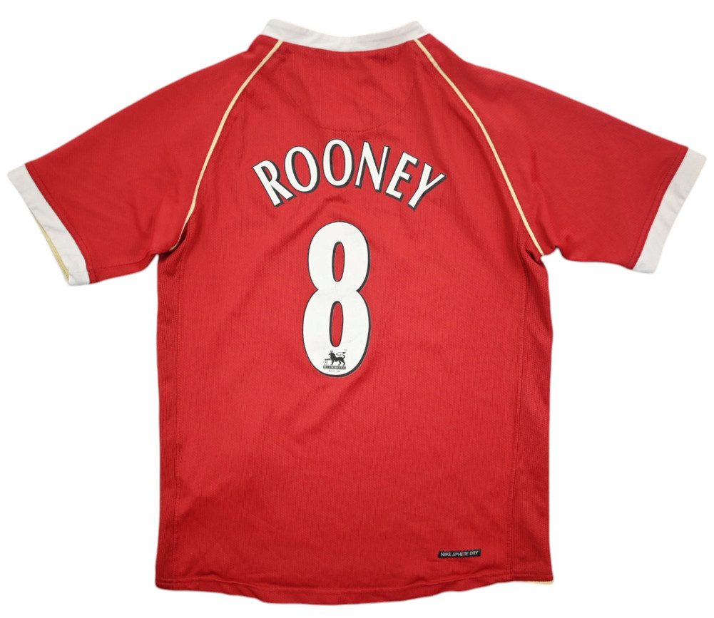 2006-07 MANCHESTER UNITED *ROONEY* SHIRT M. BOYS