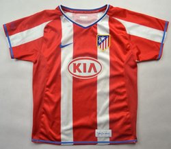 2007-08 ATLETICO MADRID SHIRT L. BOYS 116-122 CM