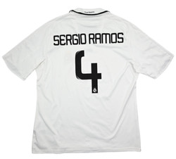 2008-09 REAL MADRID *SERGIO RAMOS* SHIRT XL
